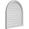 Ekena Millwork Round Top Surface Mount PVC Gable Vent: Functional, w/ 2"W x 2"P Brickmould Sill Frame, 32"W x 34"H GVPRT32X3403SF - alternate 4
